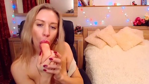 Blondie Hungry For Toys in her Mouth