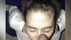 BBC slut get big huge cum on her face