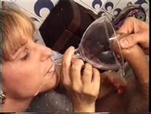 Cum and Pee in her face