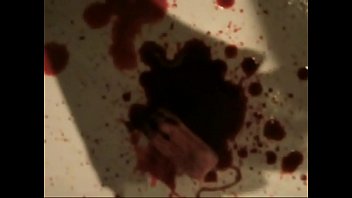 The red tampons taken out her vagina