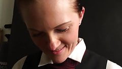 Lithuanian Vilma takes my dick with facial