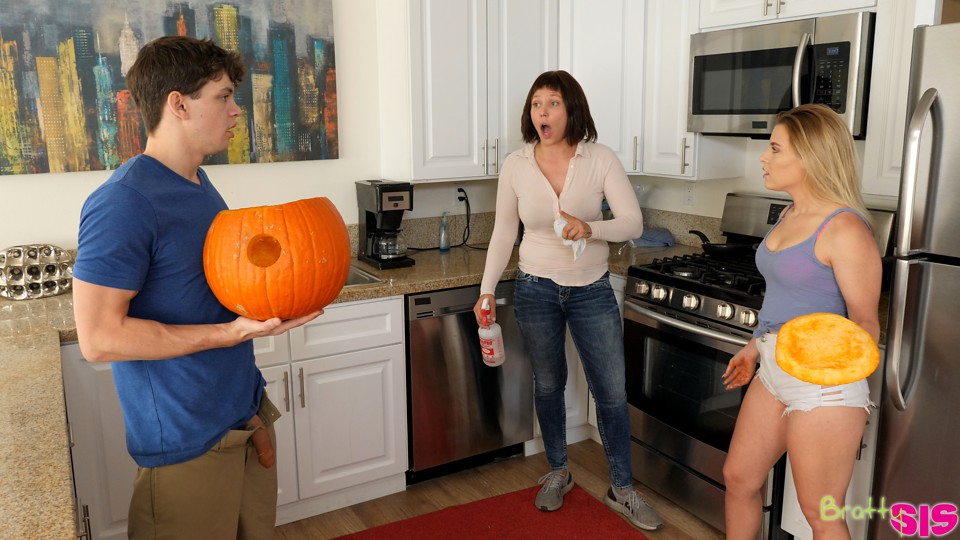Pumpkin Fuck with a Trio