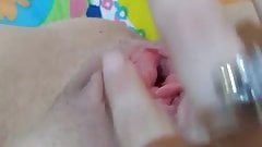 wife touching