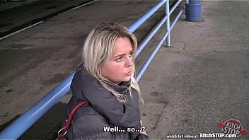 Bitch STOP – Blonde Czech MILF fucked in car