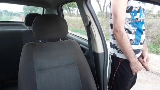 Peeing And Cumming While Men Passing By…