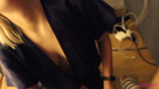 Amazing blowjob after shower and quick fuck – MiraDavid