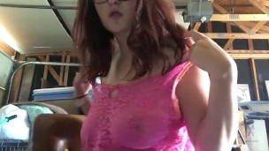 Hot Teen Smokin In Garage Prt2
