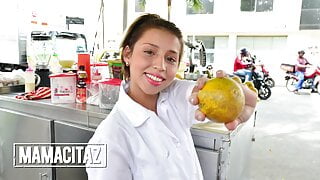 CARNE DEL MERCADO – Petite Latina Picked Up For Hot Pounding