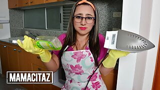 MAMACITAZ – Big Ass Cleaning Lady Has Hot POV Sex