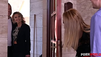 Swingers Party Sees Shalina Devine DPd Alongside Sexy Bisexual Blonde Dominno GP2099
