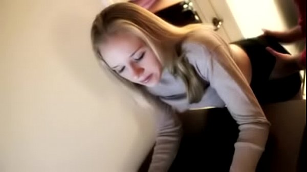 Blonde needs a few pats on the ass