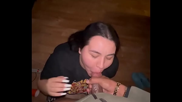 My favorite hoody blowjob