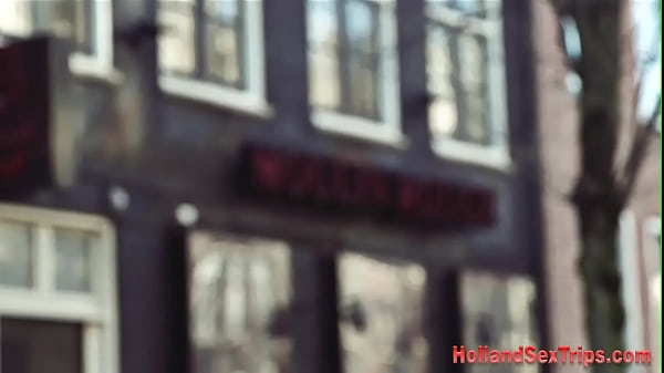 Bdsm Dutch hooker sucking cock